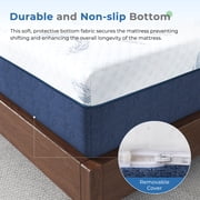 Arctus King Size 12" Plush Memory Foam Mattress in a Box with Gel Layer and Removable Fiberglass… — $359.99 (38% off)