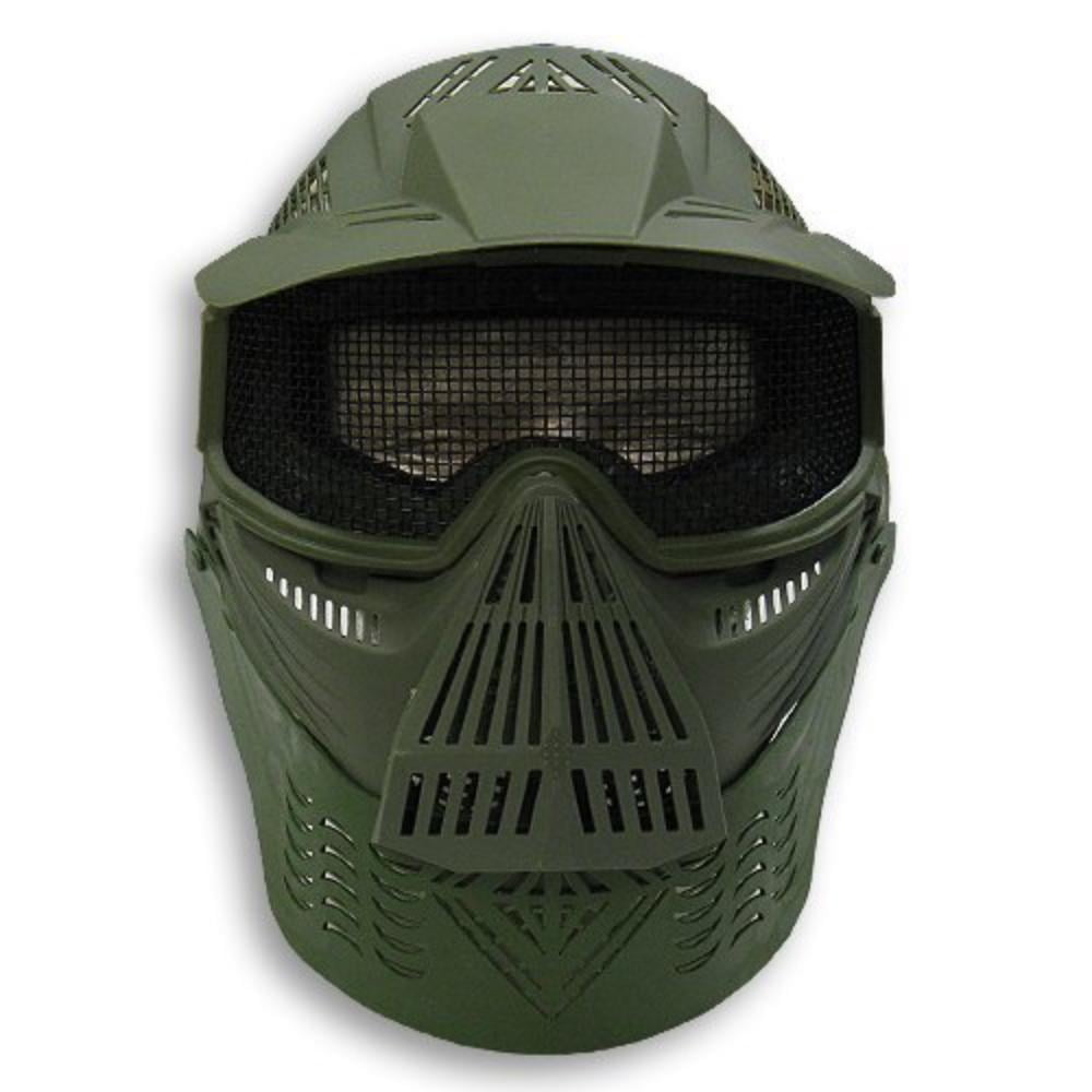 Airsoft Safety Face Mask MESH OD GREEN 2604MAirsoft Safety Face Mask