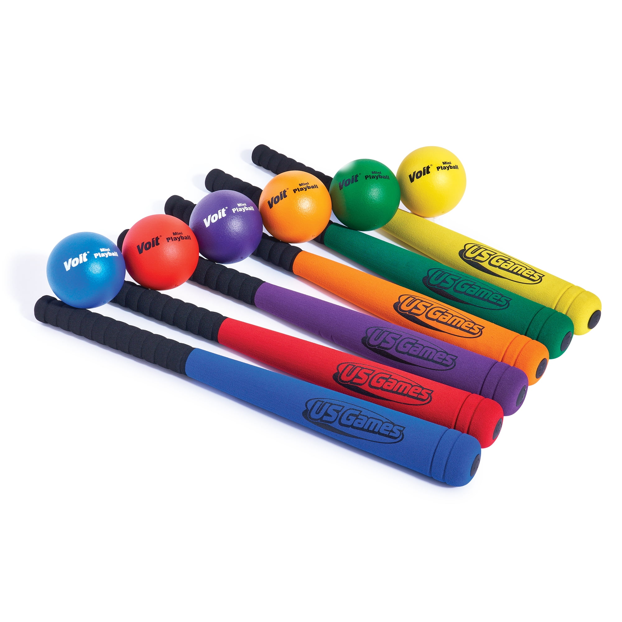 Foam Bats and Balls Party Pack, Set of 6