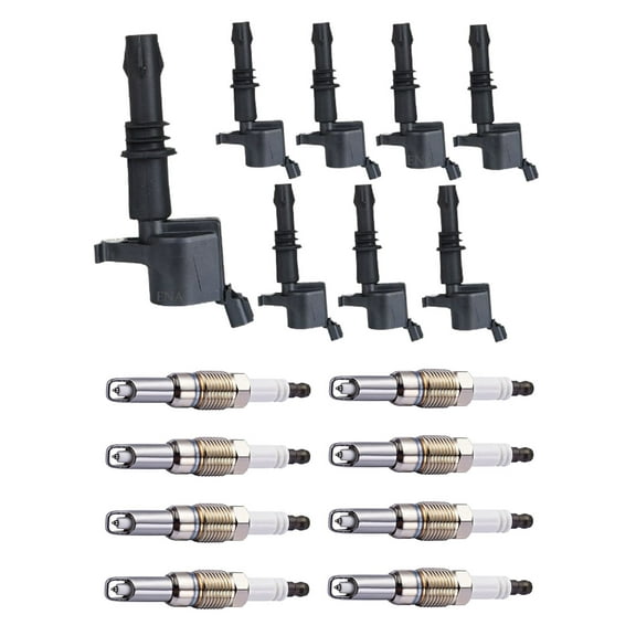 Set of 8 ISA Ignition Coils & 8 ISA Brand Spark Plugs Compatible with 2006 2007 2008 Mercury Mountaineer 4.6L V8 Replacement for DG511 UF537