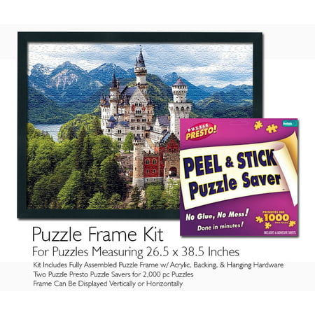 Puzzle Presto! Peel & Stick Puzzle Saver: The Original and Still the Best Way to Preserve Your Finished (Best Puzzles For Interview)