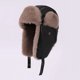 thumbnail image 1 of Sombreros para hombre y mujer, de color liso, para otoño/invierno, con forro polar grueso y ajustable, de poliéster., 1 of 4