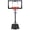 Gray, variant on Portable Basketball Hoop Outdoor, SEGMART 4.9Ft-10Ft Height Adjustable Swimming Pool Basketball Hoop Goal System with PE Backboard for Kids Youth Adults Play in Backyard/Courts/Indoor