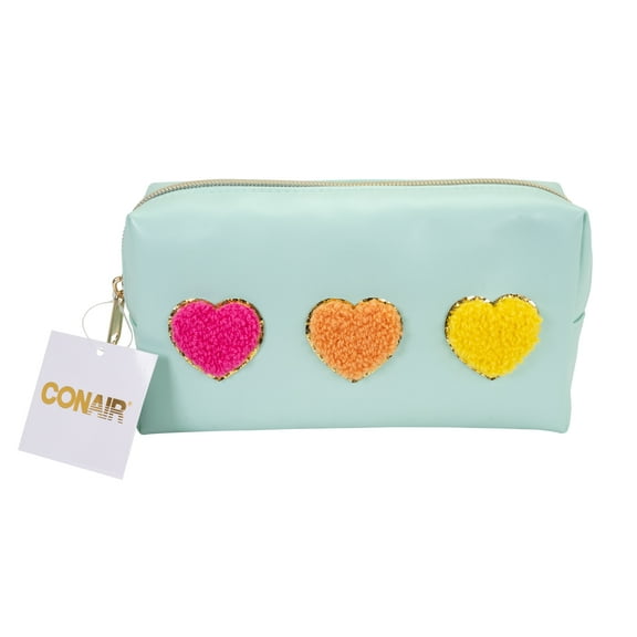 Conair Organizer Mint PVC Green Cosmetic Bag