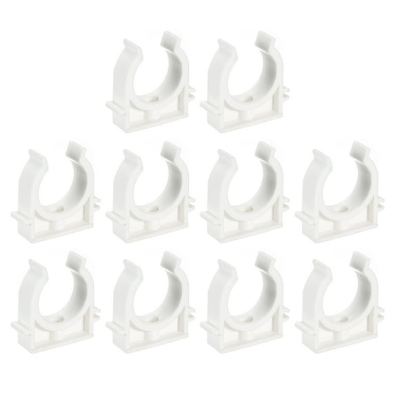 Water Pipe Clamps, 10 Pack Fit for 32mm(1-1/4") OD Hose U-Shaped Pipe Clamps Clips