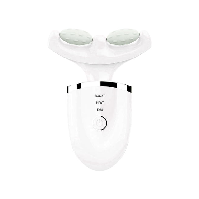 Dispositivo de belleza para rejuvenecimiento de rostro y cuello basado en tecnología LED, térmica y de vibración que levanta y reafirma la flacidez del cuello.