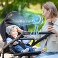 thumbnail image 7 of Portable Clip-On Fan for Baby Car Seats, USB Rechargeable Tripod Clip On Fan, Portable Stroller Fan, 3 Speeds Adjustable Personal Cooler for Strollers, Study Desks and Outdoor Travel, 7 of 7