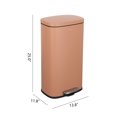 thumbnail image 3 of Curtis 8 Gallon (30L) Step Pedal Trash Can, Clay Rose, 3 of 6