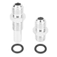 thumbnail image 2 of 6AN Flare To 1/4NPSM Adapter Fitting, Hand Polished Finishes Car Accessories Connector Practical Anodized High Strength  for Automobile, 2 of 8