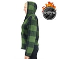 thumbnail image 2 of Women's Loose Fit Oversize Full Zip Sherpa Lined Hoodie Fleece, 2 of 4