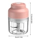 thumbnail image 5 of Picadora de Ajo Eléctrica USB Picadora de Verduras Molinillo de Cocina Recargable Inalámbrico, D3, 250ml, Rosa Vogacara HA003936-04B, 5 of 7
