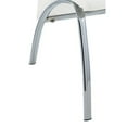 thumbnail image 2 of ACME Pervis Faux Leather Upholstered Side Chair in White and Chrome, 2 of 5