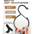 thumbnail image 2 of Belt Hanger, Belt Organizer for Closet, Holds Ties, Scarves, Hat, Bags & Accessories, Black, 2 of 4