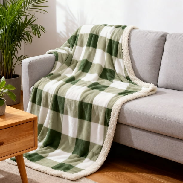 Manta de Franela Polar de 130 X 150 Cm, Cálida y Suave, de Microfibra Acanalada, a Rayas, para Sofá, Cama, Acogedora, Ligera, para Todas Las Estaciones, para Decoración de Sofá, Manta para Siesta, Re