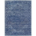 thumbnail image 3 of ReaLife Rugs Machine Washable Printed Vintage Distressed Traditional Blue Eco-friendly Recycled Fiber Area Runner Rug (5' x 7'), 3 of 10