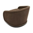 thumbnail image 5 of TOV Furniture Rory Chocolate Brown Boucle Swivel Chair, 5 of 7