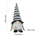 thumbnail image 3 of Moocorvic Halloween Glowing Gnome Ornament Doll Short Legs Faceless Big Doll Rudolph Valentine's Day Decorations Home Living Room Window Props, 3 of 3