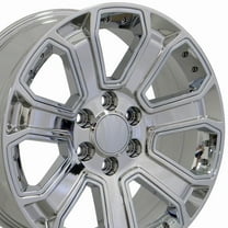 20 inch Rim fits 1999-2018 Chevrolet Silverado Chrome 20x8.5 Wheel Direct Fit
