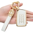 thumbnail image 2 of Key Fob Cover Compatible with Lexus RX ES GS LS NX RS GX LX RC LC 2013-2017 5 Button TPU Keychain Case Holder Protector,Model-a(white), 2 of 5