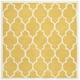 thumbnail image 2 of SAFAVIEH Cambridge Kevin Geometric Wool Area Rug, Gold/Ivory, 10' x 10' Square, 2 of 6
