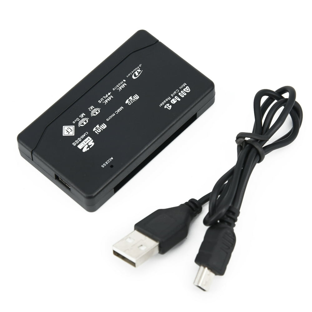 Universal All In1 Memory Card Reader SD SDHC Mini Micro M2 MMC TF CF MS Cards