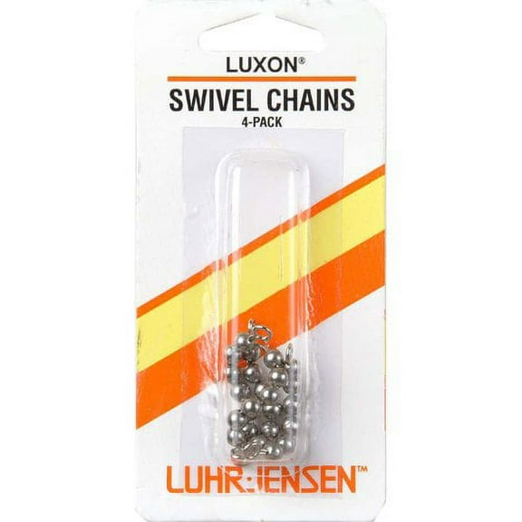 Luhr Jensen Swivel Chain, Chrome, 6