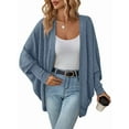 thumbnail image 3 of Womens Oversized Soft Knit Cardigan Sweater with Pockets, 3 of 9