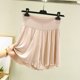 thumbnail image 1 of Pantalones de dormir de color liso para mujer, finos, informales, de cinco cuartos, para el hogar, pijama, 1 of 4