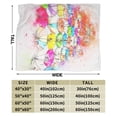 thumbnail image 5 of Vintage Umbrella Art Throw Blanket, Anti-Pilling Ultra-Soft Micro Fleece Cover Blanket for Bed Sofa, for All Seasons, 50"x40", 5 of 9