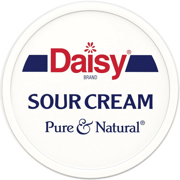 Daisy Pure and Natural Sour Cream, 16 oz (1 lb) Tub (Refrigerated)