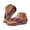 Wine, variant on Sandals for Women Wedge Shoes Summer All Day Comfortable Walking Platform Flip Flops 2026 for Casual Dressy Brown Size 6