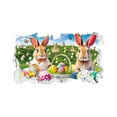 thumbnail image 1 of Easter Happy Wall Decoration 3D Effect Rabbit Wall Decoration Easter Egg Wall Stickers Large Rabbit Wall Stickers Cartoon Rabbit Wall Stickers Suitable For Children's Rooms Wall Decal Wall Stickers, 1 of 7