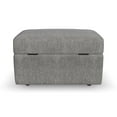 thumbnail image 5 of Flex Gray Storage Ottoman with Performance Fabric, 5 of 11