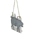 thumbnail image 4 of Northlight 7" Country Rustic Pig and White Picket Fence Christmas Ornament, 4 of 4