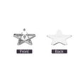 thumbnail image 3 of Uxcell 200Pcs Acrylic Star Rhinestone 0.24x0.24" Flat Back Plastic Gems Jewelry Stickers for Craft White, 3 of 4