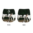 thumbnail image 6 of Uemuo Cute Goat Baby Pattern Women's Athletic Shorts High Waisted Running Shorts with Liner Pockets Gym Elastic Workout Shorts-Large, 6 of 9