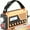 Tangerine, variant on Hand Crank Emergency Weather Radio 10000mAh, NOAA/AM/FM/SW, Solar & Type-C Rechargeable, SOS Alarm, Flashlight, LED Reading Light, Compass, Waterproof for Outdoor Survival