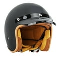 thumbnail image 3 of 3/4 Open Face Helmets, High Comfort Removable Lining Retro Style Motorcycle Helmets  For Outdoor L 57-58cm, 3 of 8
