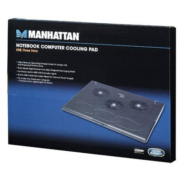 Notebook Computer Cooling Pad Usb, Three Fans, 60 Mm