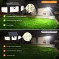thumbnail image 3 of Tolsprint 6PCS Solar Lights Outdoor waterproof,156LED 2500LM Solar Motion Sensor Security Lights,Solar Flood Lighting 3 Modes, 3 of 5