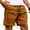 Brown, variant on SwiftWear Men's Quick-Dry Summer Work Shorts with Zippered Pockets - Lightweight Stretch Cropped Cargo Pants for Outdoor Work & Hiking