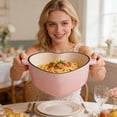thumbnail image 4 of Ktaxon 4QT Heart-Shaped Enameled Cast Iron Dutch Oven Pre-Seasoned Cookware, Induction & Oven Safe up to 500°F, Pink, Perfect Valentine's Day Gift, 4 of 13