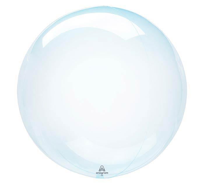 CLEARZ 18"-22" Sphere Globe Shape BALLOONS 6 Colours Stretchy Deco Bubble