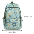 thumbnail image 2 of 2604 [Doblado para Envío] Mochila para Estudiantes Secundaria Y Preparatoria Star Tuya Mochila Gran Capacidad (verde) Verde, 2 of 9