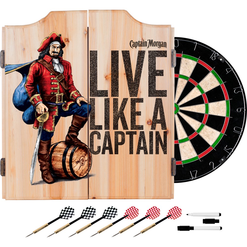 Captain Dart Set with Darts and Board