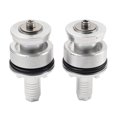 thumbnail image 2 of BFY 41mm Silver Motorcycle Preload Adjusters Fork Cap Bolts for Yamaha R3 2015 2016Aluminum Alloy 2Pcs, 2 of 8