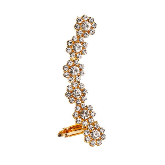 Earring Punk Personality Cold Wind Earrings Womens European And America Crystal Single Earring
