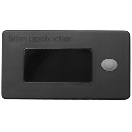 

Battery Capacity Monitor 10-100V Battery Meter 12V 24V 48V Percentage Voltage Fahrenheit Temperature Indicator Meter