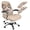 Beige Cat Print, variant on Chririnla Leopard Cat Print Office Chair Covers,Stretch 3Pcs Computer Chair Cover and Arm Covers Boss Chairs Covers High Back Slipcover for Desk and Computer Chairs