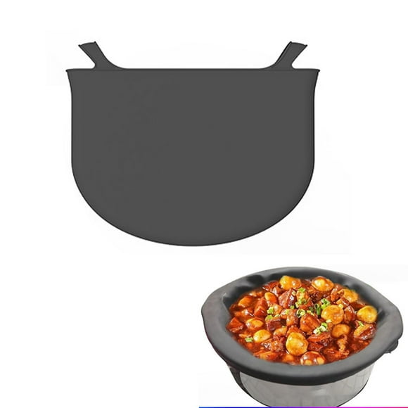 Yeashow Silicone Slow Cooker Liner for 6-8 Quarts Crockpot, BPA Free